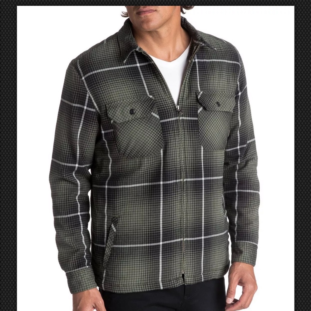 Quiksilver Men's Cypress Road Overshirt L XL - Picture 3 of 7